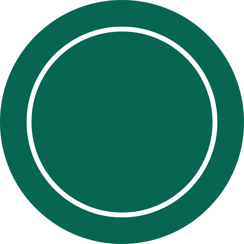 Circular icon showing the standard "Jade" colour used in BC Green print and web media