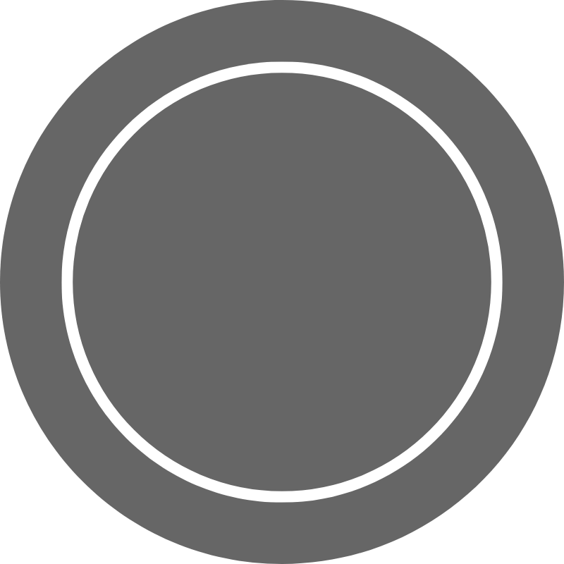 Circular icon showing the standard "Web Grey" colour used in BC Green web media
