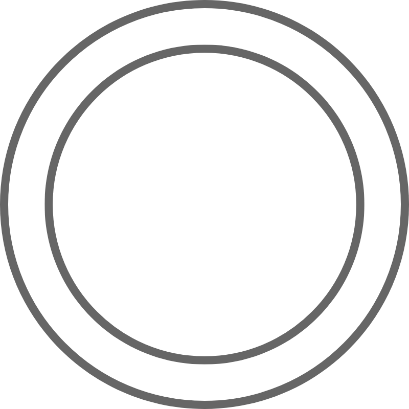 Circular icon showing the standard "White" colour used in BC Green print and web media